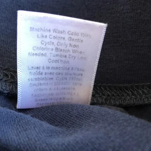 Coldwater Creek navy Egyptian cotton straight leg elastic waist pants, size 1X - Picture 10 of 10